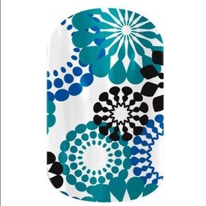 Jamberry Blue Modern Flower